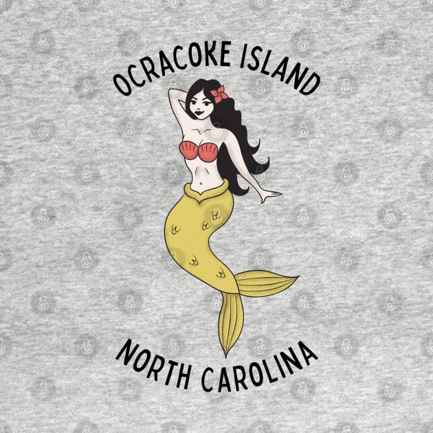 Okracoke Island North Carolina Mermaid by carolinafound